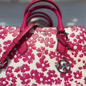 Michael Kors Pink Floral Women's Bag